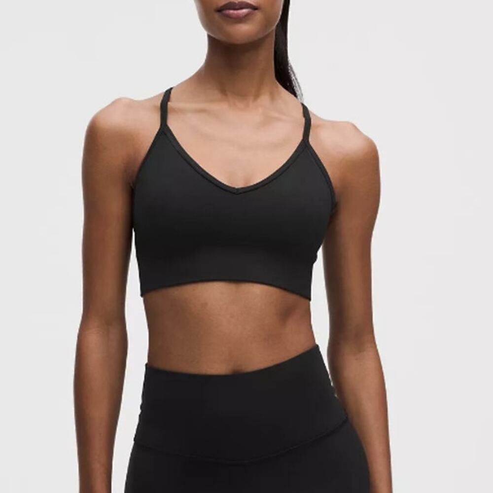 Lululemon Ebb to Street Bra Light Support, B/C Cup Black Size 10